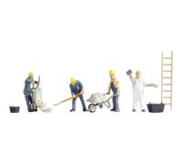 Noch 45055 Bricklayers (4) Ladders and Accessories Figure Set