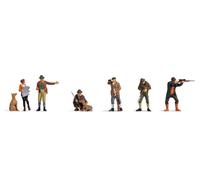Noch Hunters And Foresters, Model Figures, Gauge TT For Realistic