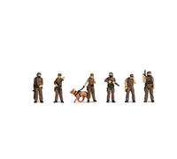 Noch Plastic Standing Model Figures – Police Special Operations Command – Colourful TT (1:120)