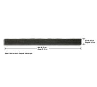 NOCH 50520 Scale N Series PROFI: Gray Ballast Strip (Pieces 10)
