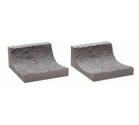 Noch 58033 Curved Interior Hard Foam Tunnel Wall (2) 9.5cm