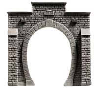 Noch 58051 Tunnel Portal Single Track Profi-Plus Hand-Colored HO New