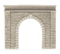 Noch Tunnel Portal 58061 - 15 x 12.5 cm, Single Track, Natural Stone Hard Foam - HO Scale