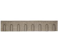 NOCH 58066 Scale Ho Wall With Pillars Stones Irregular - Measures CM 33 x 12,5