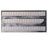 NOCH 60340 HO Scale Structural Sidewalk Concrete Slabs