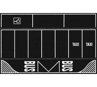 NOCH 60718 HO Scale Asphalt Parking For Taxis And Buses Black (Pack Of 2)