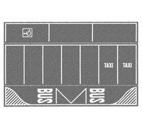 NOCH 60720 HO Scale Taxi And Bus Parking Light Gray