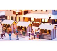 NOCH 65610 Combi Set " on The Christmas Market " Model House