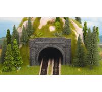 NOCH Annex Portal, 2-Track For Reducing From H0 To TT, Hand Painted For
