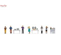 Noch 16275 Spur H0 Figuren Themenwelt “Buffet” Figuren Modelleisenbahn