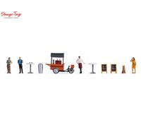 Noch At the Coffee Stall Themed Figure Set - 1:87 HO / OO Gauge