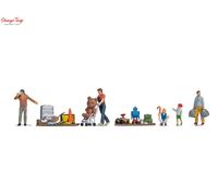 NOCH 16282 HO Scale Set Figures And Accessories Theme: Flea Market (Set 3)
