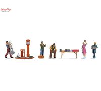 Noch At the Flea Market Themed Figure Set HO Gauge N16280