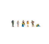 Noch® Backpacker and Hiker, Model Figures, 1:160 (N) Hand-Colored for