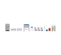 NOCH Platform accessories for model railway gauge H0, ideal for dioramas and model making