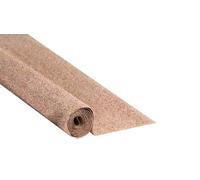 NOCH Gravel Mat Beige with Model Making Gravel 100 x 60 cm for Track Gauges H0, TT, N, Z, Ideal for Train Stations and Commercial Spaces