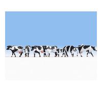 NOCH Black & White Cows (7) Figure Set HO Gauge Scenics 15725