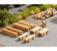Noch 14214 Piles of Planks (8) Laser Cut Minis Kit