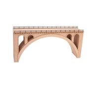 NOCH Brombenzviaduct Model Building Laser Cut Kit, 18.6 x 3.8 cm, Height 8.6 cm, for N Track, Realistic Railway Bridge