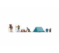 Camping (4) Figure Set Painted Noch 45876