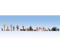 Noch Camping Themed Figure Set N16201 HO Scale