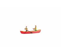 NOCH Canoe, Mini-Deko for Modelmaking And DIY Projects, Mit 2 Kanufahrer-Figuren