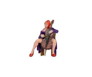Noch® Cellist Coloured Model Figure 3D Print H0 for Model Railway and Dioramas, Gifts and DIY
