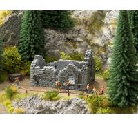 NOCH Chapel Ruin, Medieval Ruin Model Building, 10.5 X 6.7 X 6.7 Cm For