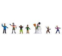 Noch 36821 Children Playing in the Snow (6) Figure Set