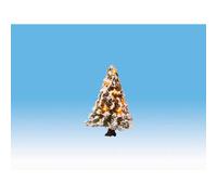 NOCH Christmas Illuminated Tree w/ 10 LEDs 5cm HO Gauge Scenics 22110