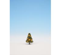 Noch Christmas Illuminated Tree with 10 LEDs 5cm Multi Scale 22111