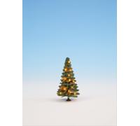 Noch Christmas Illuminated Tree with 20 LEDs 8cm Multi Scale 22121