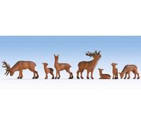Noch Deer (7) Figure Set N15732 HO Scale