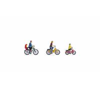 NOCH® Family On The Bike Trip, Figure Set For The Gauge H0, Ideal For