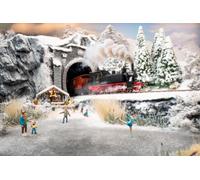 NOCH Figure Advent Calendar with Model Train Figures, for Track Z Advent Surprise on the Model Railway System