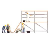 NOCH Figures Set "Builder" H0 Scale 1:87 Four Model Figures