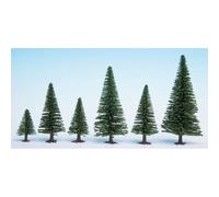 NOCH Fir (10) Hobby Trees 5-14cm HO Gauge Scenics 26920