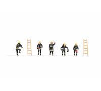 Noch Fire Brigade (Black Protective Clothes)