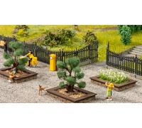 NOCH Flower Island with Laser Cut Technology, 2 x 4.5 x 3 cm for H0 Model Railway, Provides Vibrant Flair
