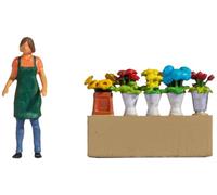 Noch Flower Stall Tiny Scenes Set 16502 HO Gauge