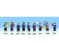 Noch German Brass Band (9) Figure Set N Gauge 36580