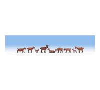 NOCH Goats (9) Figure Set HO Gauge Scenics 15752