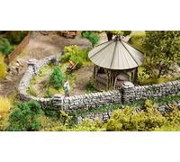 NOCH Granite Walls, Hand-Painted Wall Made of Structured Hard Foam, Model Making Accessories for H0, Ideal for Enclosures