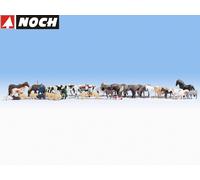 Noch H0 16049 Mega-Saving Set "Animals" (36 Figures) NEW+OP
