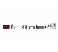 NOCH Figuren-Themenwelt„Office “, Set With Unpainted, Accessory for Gauge H0