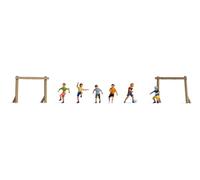 Noch 15817 1/87 HO Children Figures on the Football Field and Goal H0