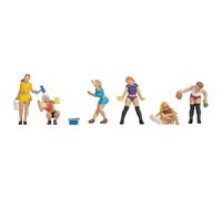 15947 Noch Set Sexy Girls Washing Cars As Shown In Photo H0 1:87