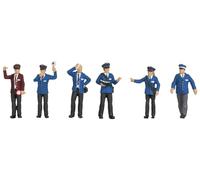 NOCH H0 Figures Train Officers Netherlands, Authentic Model Figures, 1:87 (H0) for Dutch Railway Scenes in Model Making