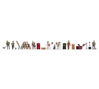 Noch 16220 Winter / Snow Day Theme Figure Set (Pk19) Figures Set HO OO Gauge