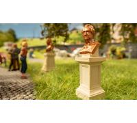 NOCH H0 Figurines Busts, from Plastic Handkoloriert, 1:87 for Gauge H0 Perfect